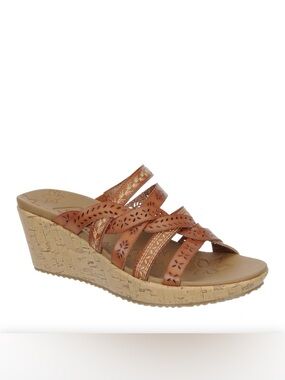 SKECHERS WOMENS BEVERLEE WEDGE
SANDAL LUXE FOAM Size 10/NEW